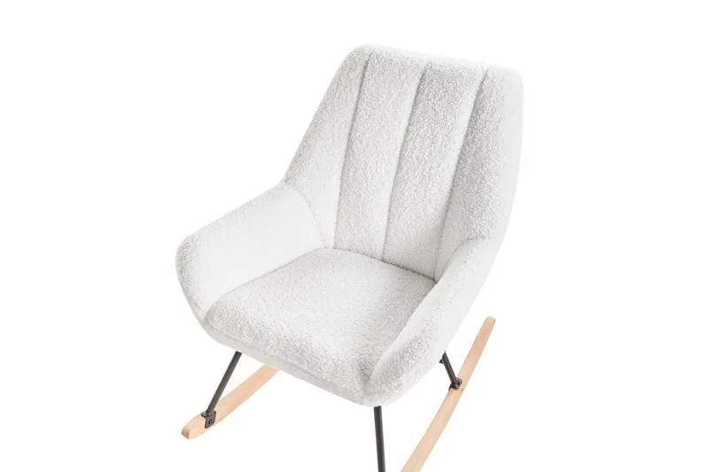 Gungstol Kinno - Vit, svart, brun - Möbler - Fåtölj & stolar - Fåtölj