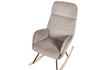 Gungstol Kvelia - Beige, brun, svart - Möbler - Fåtölj & stolar - Fåtölj