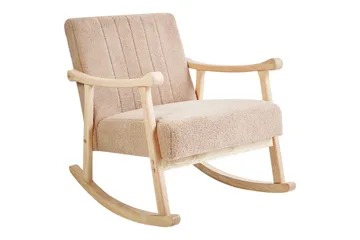 Gungstol Leknes - Beige, brun - Möbler - Fåtölj & stolar - Fåtölj