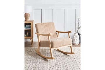 Gungstol Leknes - Beige, brun - Möbler - Fåtölj & stolar - Fåtölj