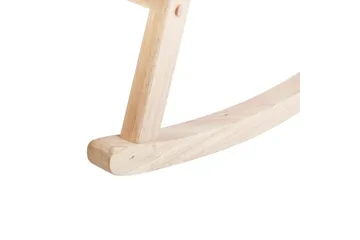 Gungstol Leknes - Vit, brun - Möbler - Fåtölj & stolar - Fåtölj