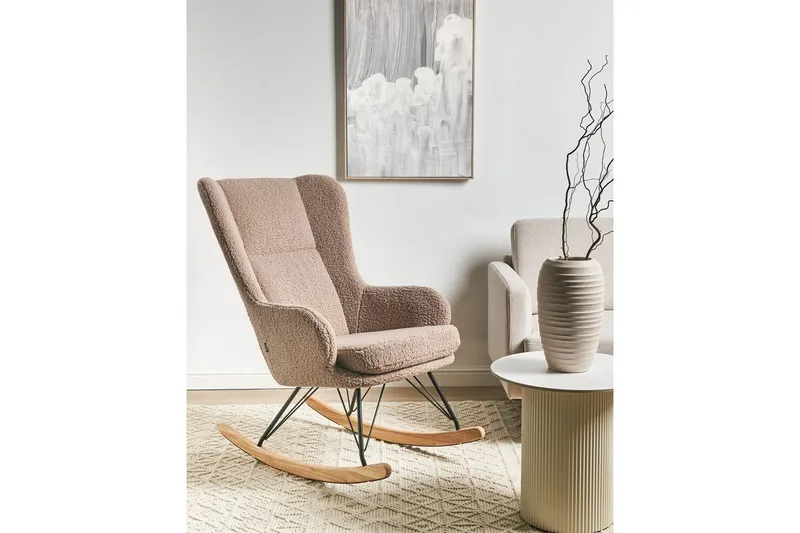 Gungstol Luoma - Beige, svart, brun - Möbler - Fåtölj & stolar - Fåtölj