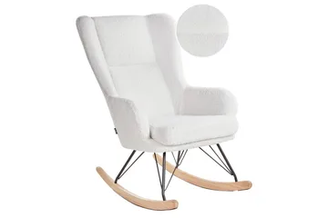 Gungstol Luoma - Vit, svart, brun - Möbler - Fåtölj & stolar - Fåtölj