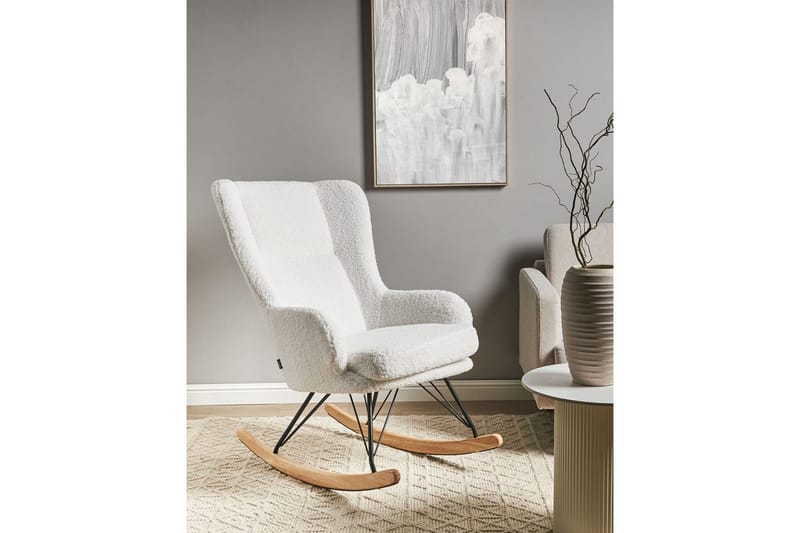 Gungstol Luoma - Vit, svart, brun - Möbler - Fåtölj & stolar - Fåtölj
