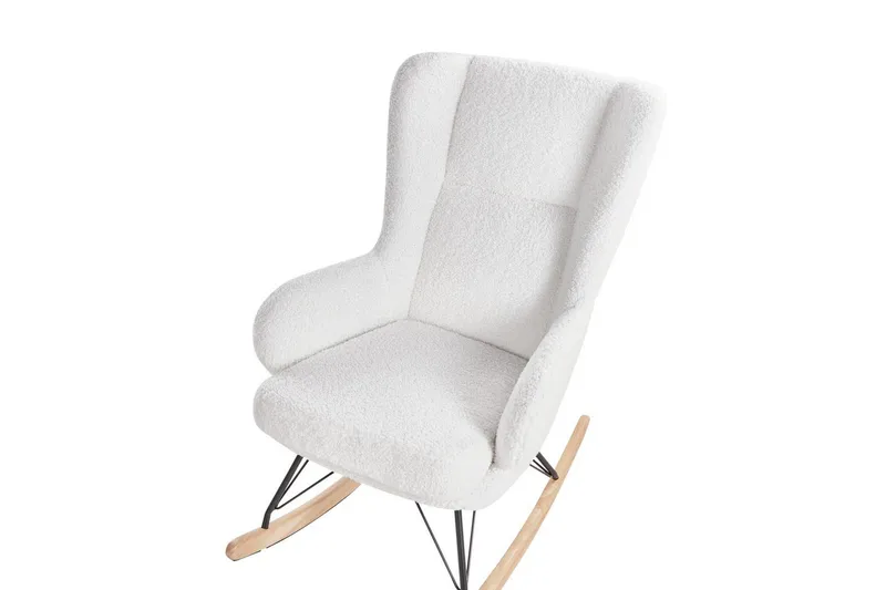 Gungstol Luoma - Vit, svart, brun - Möbler - Fåtölj & stolar - Fåtölj
