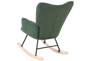 Gungstol Oulu - Grönt, svart, ljust trä - Möbler - Fåtölj & stolar - Fåtölj