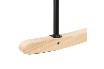 Gungstol Oulu - Gult, svart, ljust trä - Möbler - Fåtölj & stolar - Fåtölj