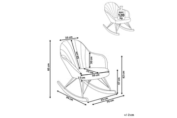 Gungstol Skale - Beige, svart, brun - Möbler - Fåtölj & stolar - Fåtölj