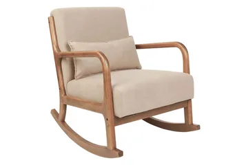 Gungstol Skovde Fåtölj i Tyg - Beige - Möbler - Fåtölj & stolar - Fåtölj
