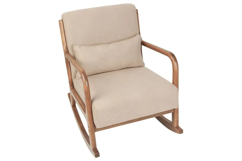 Gungstol Skovde Fåtölj i Tyg - Beige - Möbler - Fåtölj & stolar - Fåtölj