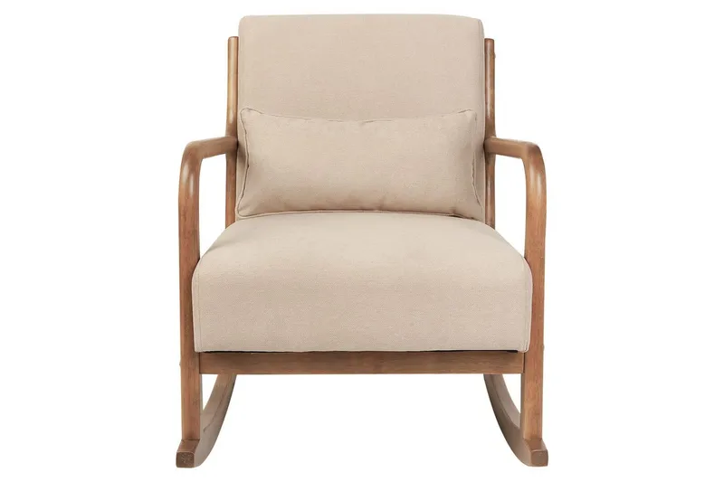 Gungstol Skovde Fåtölj i Tyg - Beige - Möbler - Fåtölj & stolar - Fåtölj