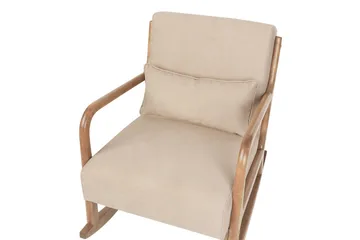 Gungstol Skovde Fåtölj i Tyg - Beige - Möbler - Fåtölj & stolar - Fåtölj