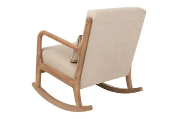 Gungstol Skovde Fåtölj i Tyg - Beige - Möbler - Fåtölj & stolar - Fåtölj