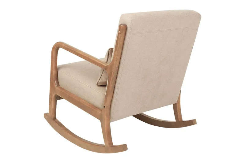 Gungstol Skovde Fåtölj i Tyg - Beige - Möbler - Fåtölj & stolar - Fåtölj