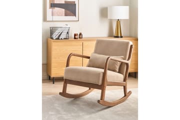 Gungstol Skovde Fåtölj i Tyg - Beige - Möbler - Fåtölj & stolar - Fåtölj