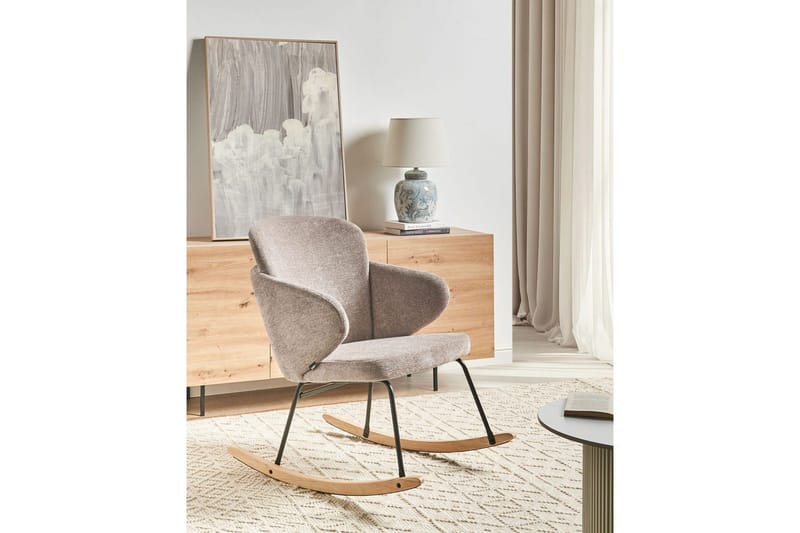 Gungstol Viken - Blått, ljust trä - Möbler - Fåtölj & stolar - Fåtölj