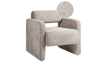 Hallsberg Fåtölj i Boucle - Beige - Möbler - Fåtölj & stolar - Fåtölj