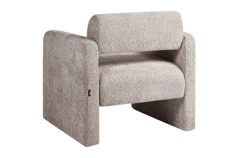 Hallsberg Fåtölj i Boucle - Beige - Möbler - Fåtölj & stolar - Fåtölj