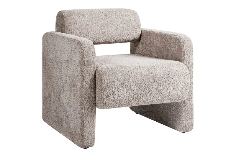 Hallsberg Fåtölj i Boucle - Beige - Möbler - Fåtölj & stolar - Fåtölj