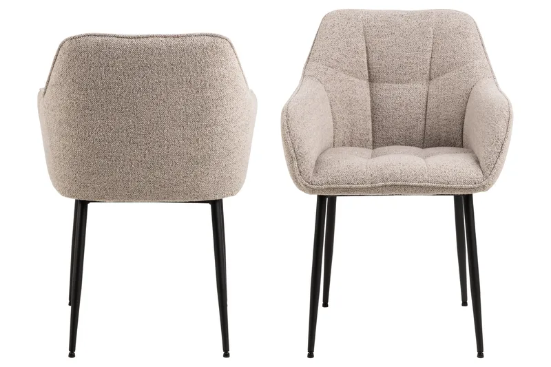 Harford Karmstol - Beige - Möbler - Fåtölj & stolar - Matstol & köksstol