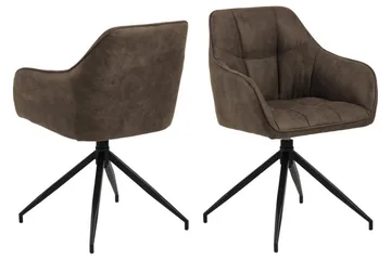 Harford Karmstol - Brun - Möbler - Fåtölj & stolar - Matstol & köksstol