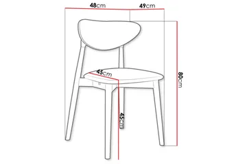 Hilfiger Matstol - Grön/Svart - Möbler - Fåtölj & stolar - Matstol & köksstol
