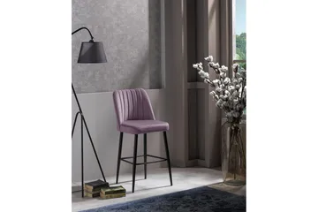 Huddy Bargrupp 49 cm - Lilac/Svart - Möbler - Fåtölj & stolar - Barstol & barpall