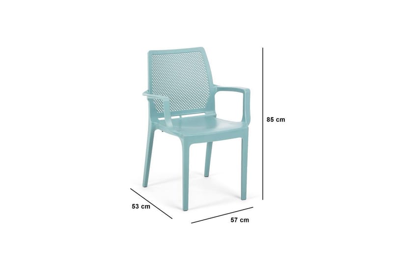 Icon Karmstol - Blå - Möbler - Fåtölj & stolar - Matstol & köksstol