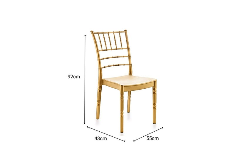 Imanje Matstol - Light Brun - Möbler - Fåtölj & stolar - Matstol & köksstol