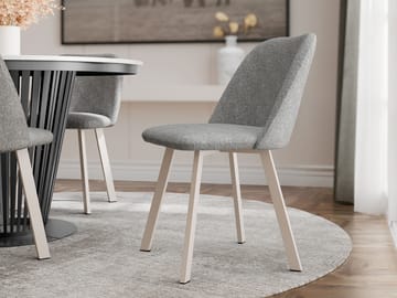 Jarlen Matstol - grå och beige - Möbler - Fåtölj & stolar - Matstol & köksstol