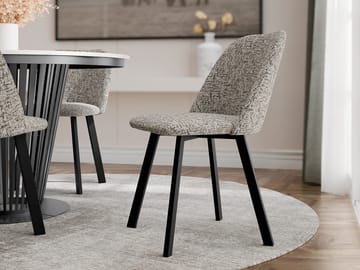 Jarlen Matstol - gråbeige och svart - Möbler - Fåtölj & stolar - Matstol & köksstol