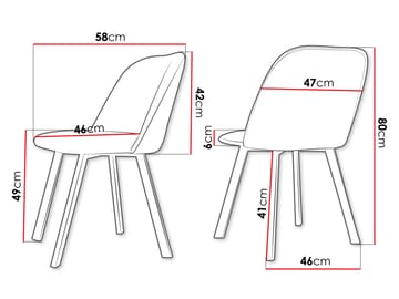 Jarlen Matstol - taupe och svart - Möbler - Fåtölj & stolar - Matstol & köksstol