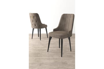 Jebi Matstol - Beige/Svart - Möbler - Fåtölj & stolar - Matstol & köksstol