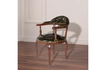 Albero Karmstol - Valnöt/Mörkgrön - Möbler - Fåtölj & stolar - Karmstol