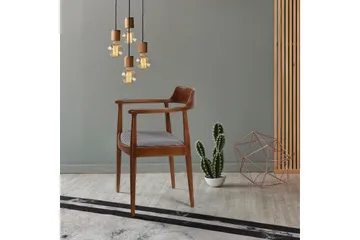 Albero Karmstol - Valnöt/Svart/Vit - Möbler - Fåtölj & stolar - Karmstol