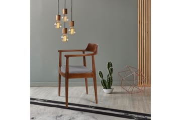 Albero Karmstol - Valnöt/Svart/Vit - Möbler - Fåtölj & stolar - Karmstol