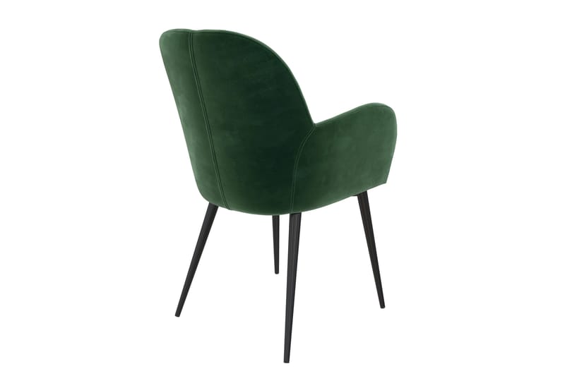 Fitz Karmstol Grön/Sammet - Dorel Home - Möbler - Fåtölj & stolar - Karmstol