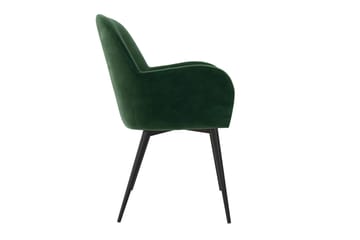 Fitz Karmstol Grön/Sammet - Dorel Home - Möbler - Fåtölj & stolar - Karmstol