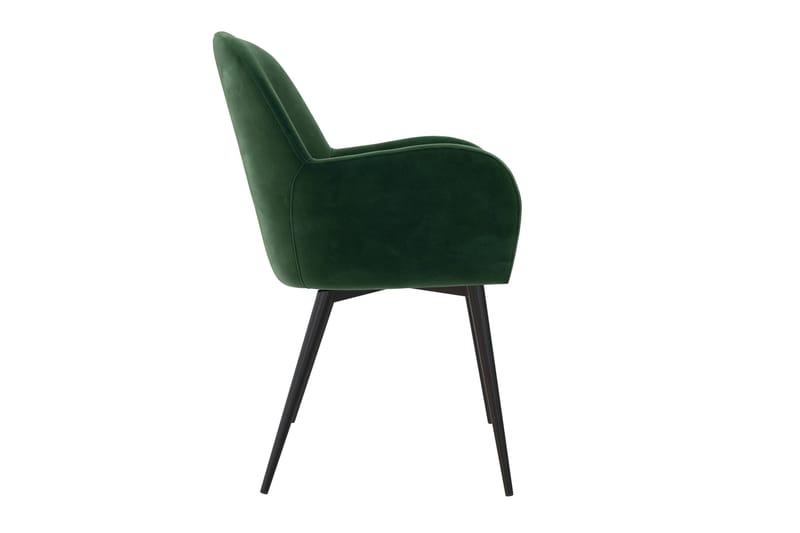 Fitz Karmstol Grön/Sammet - Dorel Home - Möbler - Fåtölj & stolar - Karmstol