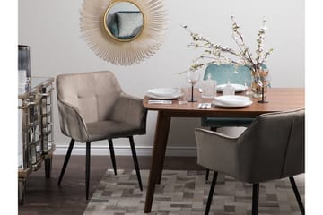 Jasmin Stol Set Om 2 St - Beige - Möbler - Fåtölj & stolar - Karmstol