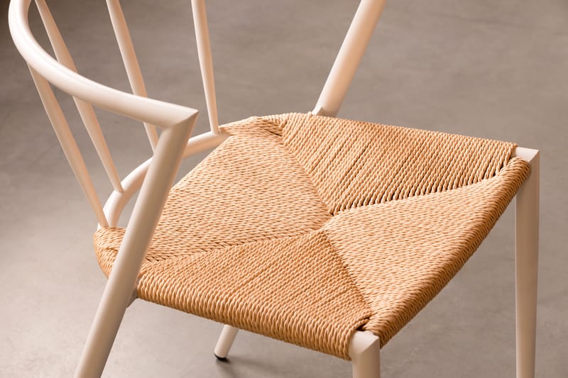 Köksstol Winston - Vit - Möbler - Fåtölj & stolar - Karmstol