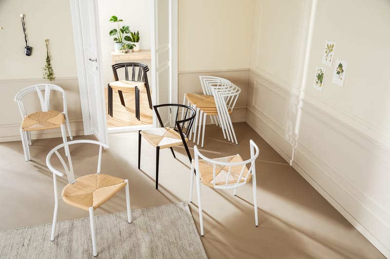 Köksstol Winston - Vit - Möbler - Fåtölj & stolar - Karmstol