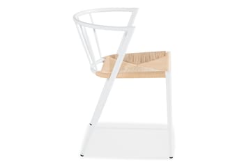 Köksstol Winston - Vit - Möbler - Fåtölj & stolar - Karmstol