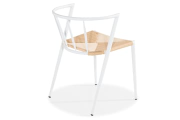 Köksstol Winston - Vit - Möbler - Fåtölj & stolar - Karmstol