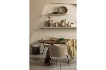 Karmstol Claribel - Beige - Möbler - Fåtölj & stolar - Karmstol