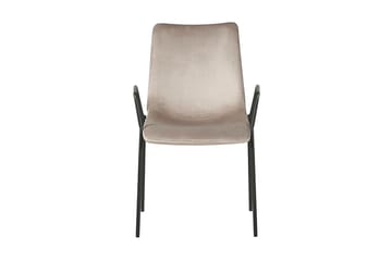 Matstol Royos 2-pack - Sammet/Beigegrå - Möbler - Fåtölj & stolar - Karmstol