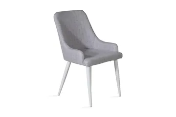 Plaza Matstol - Grå/Vit - Möbler - Fåtölj & stolar - Karmstol