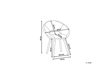 Roslyn Stol Set Om 2 St - Grå - Möbler - Fåtölj & stolar - Karmstol