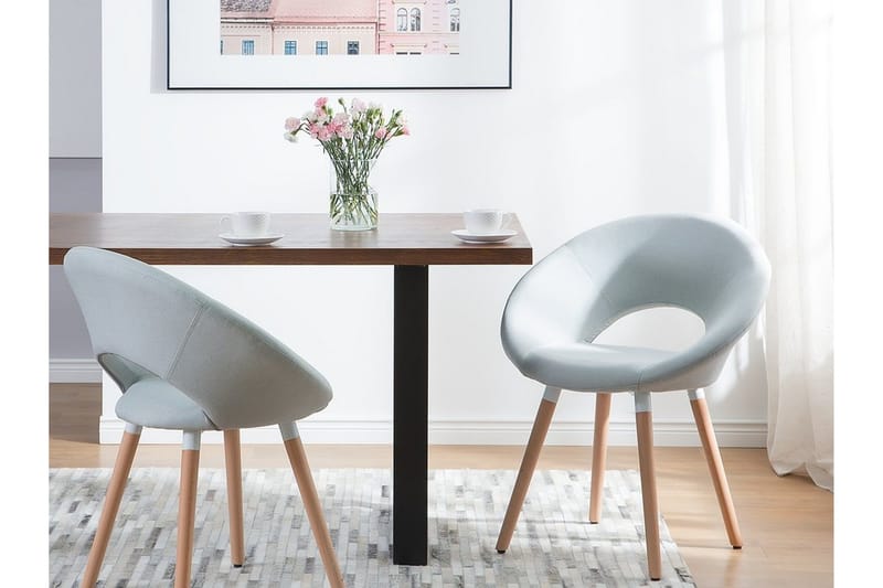 Roslyn Stol Set Om 2 St - Grå - Möbler - Fåtölj & stolar - Karmstol