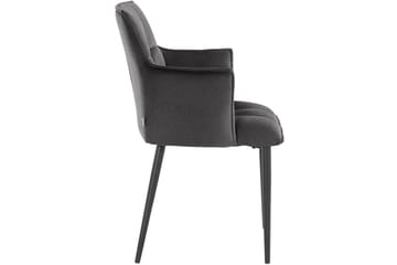 Sarielle Karmstol - Antracit - Möbler - Fåtölj & stolar - Karmstol